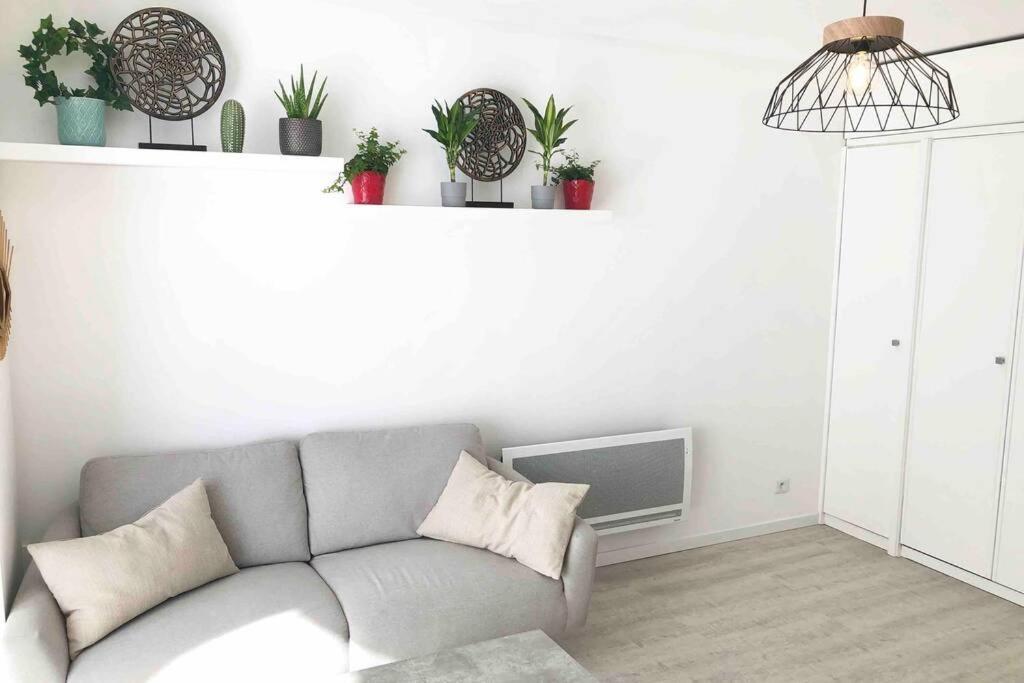 Grand Studio Cabine 30 M² Centre Ville, Refait A Neuf Pour Vous ! Climatise ラ・グランド・モット エクステリア 写真