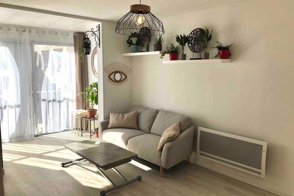 Grand Studio Cabine 30 M² Centre Ville, Refait A Neuf Pour Vous ! Climatise ラ・グランド・モット エクステリア 写真